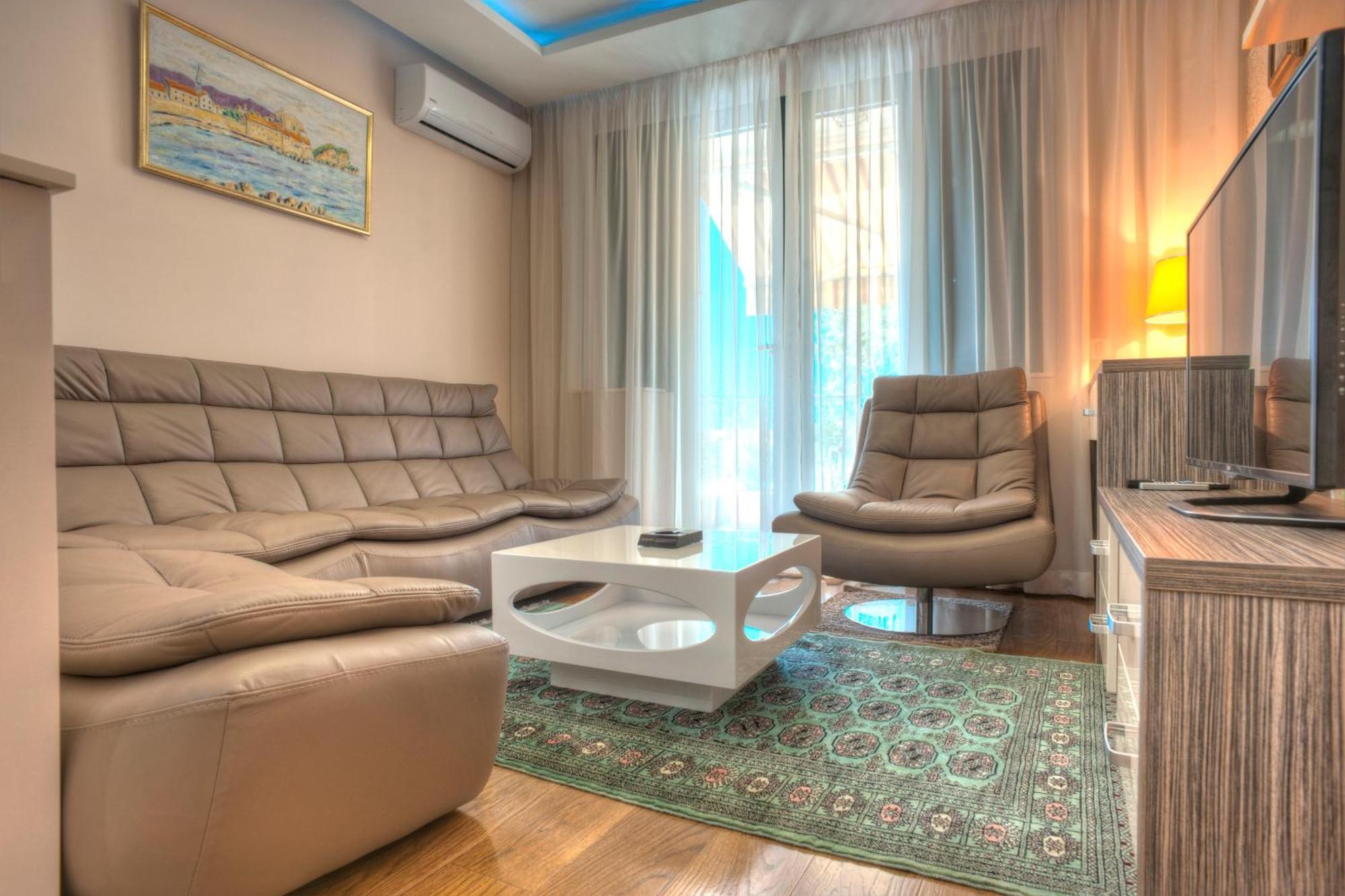 Villa Stevan Sveti Stefan Bagian luar foto