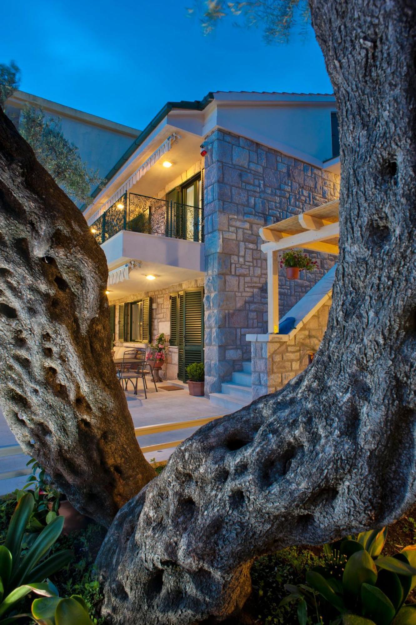 Villa Stevan Sveti Stefan Bagian luar foto