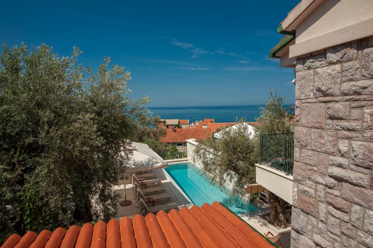 Villa Stevan Sveti Stefan Bagian luar foto