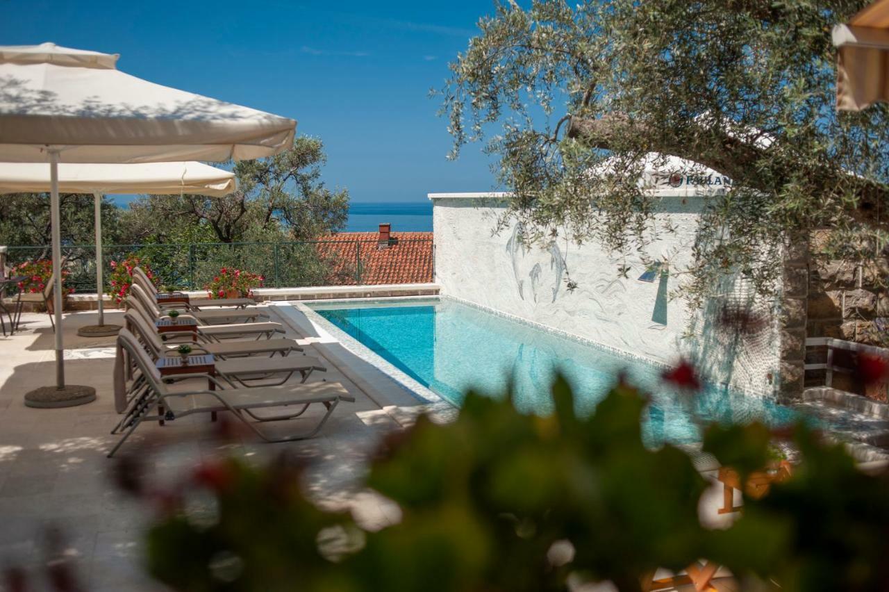 Villa Stevan Sveti Stefan Bagian luar foto